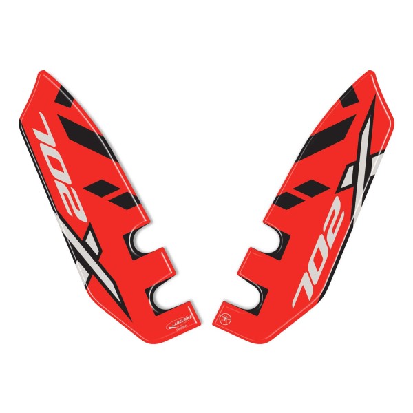 Stickers gel 3D protecteurs de potence moto compatibles avec Benelli TRK 702X