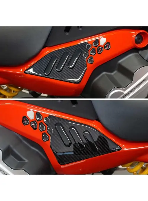 Adesivi Gel 3D Protezioni sottosella moto compatibili con Ducati Diavel v4 2023
