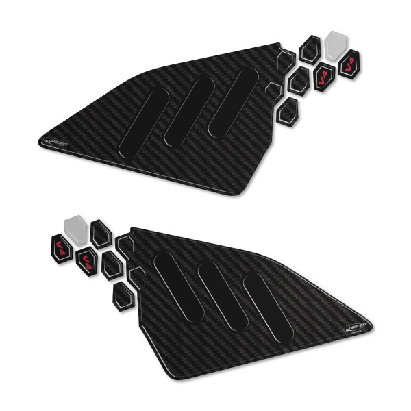 Pegatinas de gel 3D bajo protectores de asiento moto compatible con Ducati Diavel v4 2023