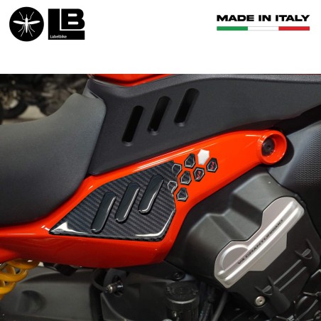 3D Gel Aufkleber unter Sitzschoner Motorrad kompatibel mit Ducati Diavel v4 2023