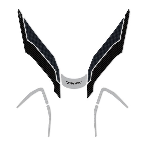 3D Gel Stickers 3D Scooter Front Protection compatible with Yamaha Tmax 2022 2