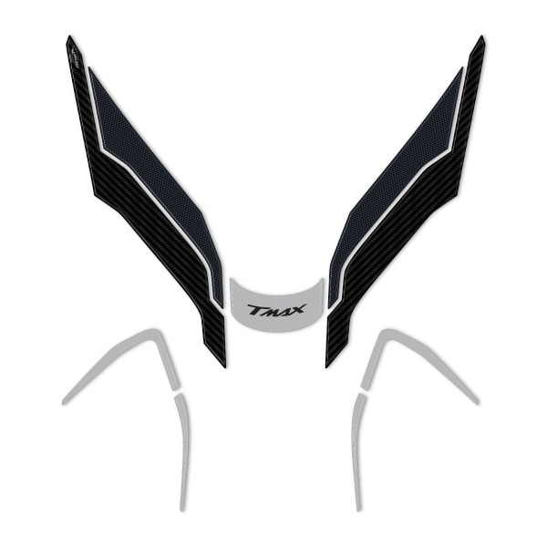 3D Gel Stickers 3D Scooter Front Protection compatible avec Yamaha Tmax 2022