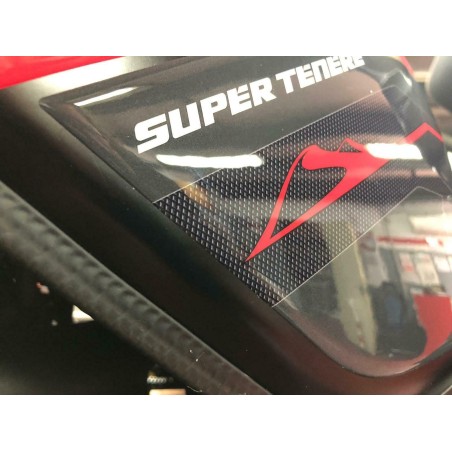 3D MOTO SIDE PROTECTIONS compatible YAMAHA SUPER TENERE pegatinas de gel rojo