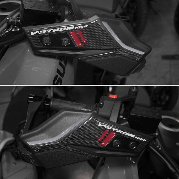 Stickers gel 3D protège-mains moto compatible avec Suzuki V-Strom 1050