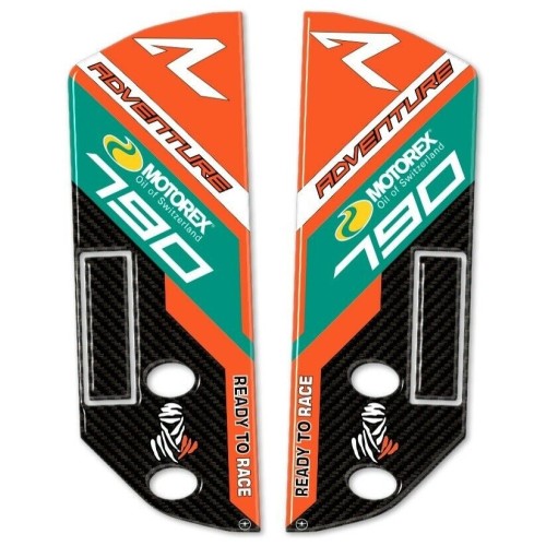 PARASIS DE PROTECCIONES ADHESIVAS 3D GEL para MOTO compatible KTM 790 ADVENTURE R 2