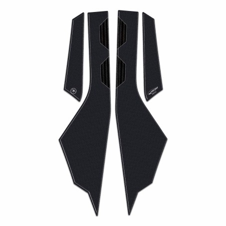 Pegatinas de gel de resina 3D Protectores laterales estribera compatible con BMW C400X