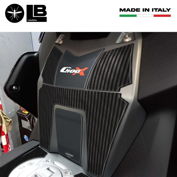 Pegatinas de gel de resina 3D Protector de estribo central compatible con BMW C400X