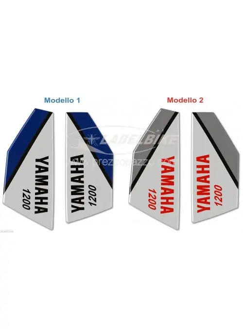 ADESIVI LATERALI in RESINA 3D compatibile per MOTO Yamaha SUPER TENERE 2 Colori