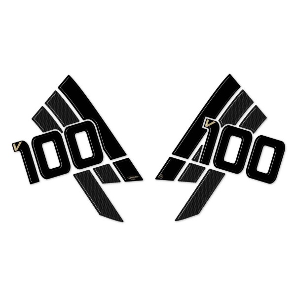 Adhesivos laterales de depósito compatibles con Moto Guzzi V100 Mandello 2022 - 2025