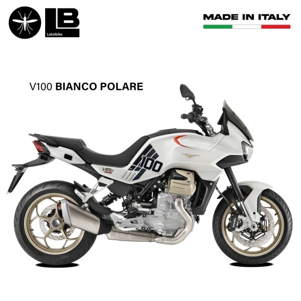 Tank-Seitenaufkleber passend für Moto Guzzi V100 Mandello 2022 - 2025