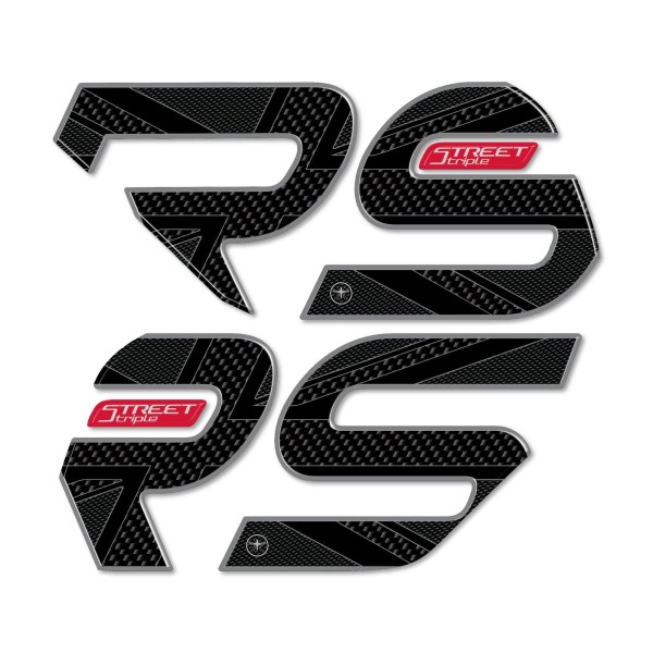 Autocollants de réservoir compatibles avec Triumph Street Triple 765 RS 2017-22