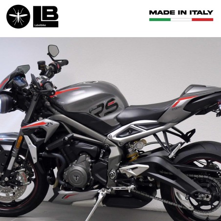 Tank Side Stickers compatible with Triumph Street Triple 765 RS 2017-22