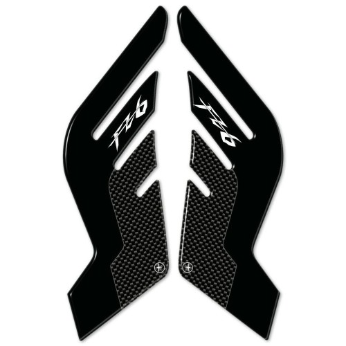 Autocollants 3D en résine pour réservoir de moto compatible Yamaha FZ6 FAZER 2