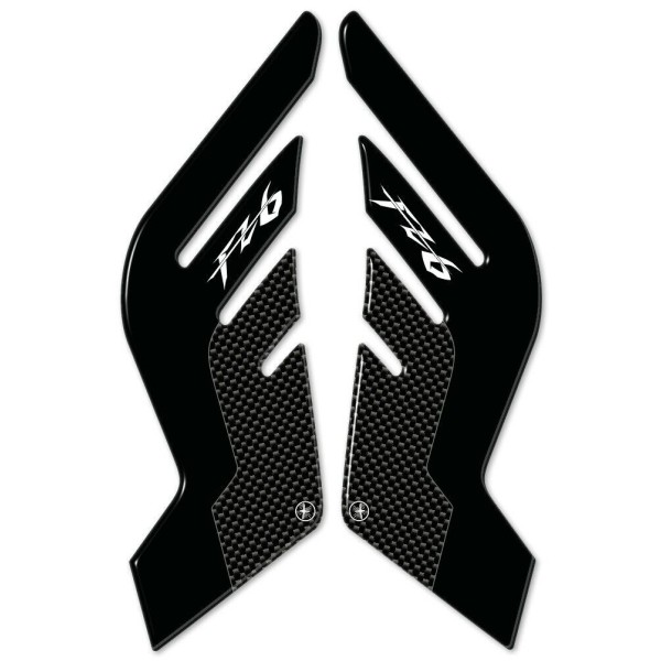 Autocollants 3D en résine pour réservoir de moto compatible Yamaha FZ6 FAZER