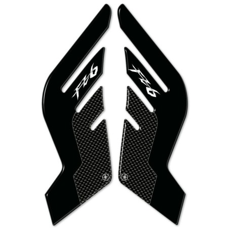 Resin 3D tank side stickers for motorbikes compatible Yamaha FZ6 FAZER