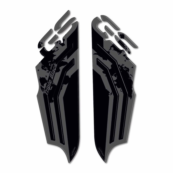 Adhesivos laterales para depósito de moto compatibles con Bmw F750GS F 850 GS Triple Negro