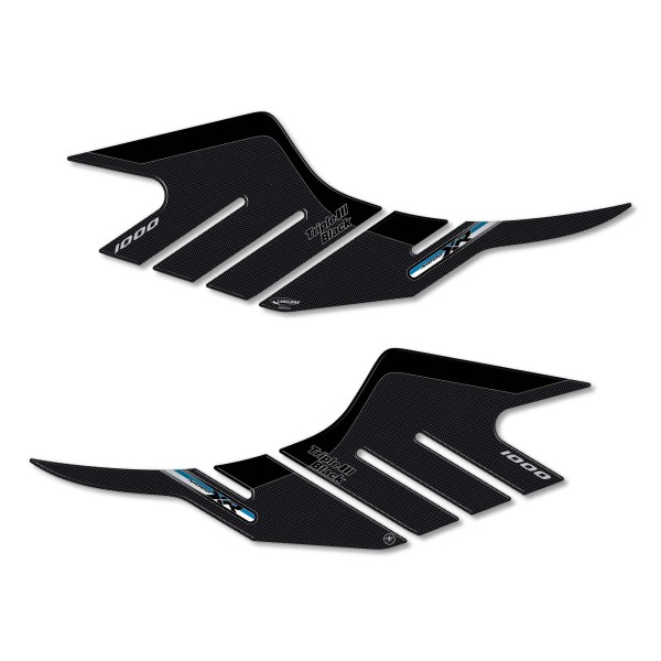 Motorbike side tank stickers compatible with BMW S1000XR Triple Black 2020-23