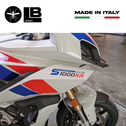 Pre-spaced stickers compatible with BMW S1000XR SPORT adhesive lettering 18x4 cm 2