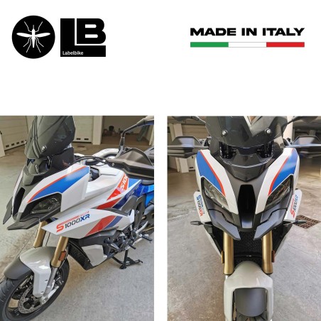 Pre-spaced stickers compatible with BMW S1000XR SPORT adhesive lettering 18x4 cm