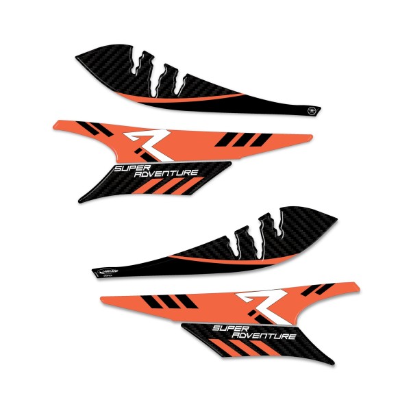 Handguard stickers compatible with KTM 1290 Super Adventure-R 2016-20