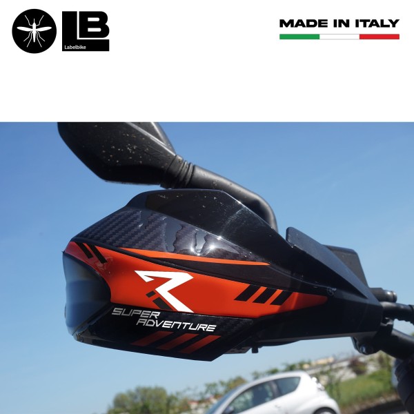Handguard stickers compatible with KTM 1290 Super Adventure-R 2016-20