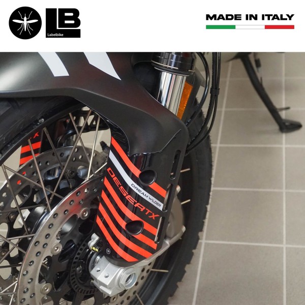 Stickers Motorcycle mudguard protection compatible with Ducati DesertX 2023