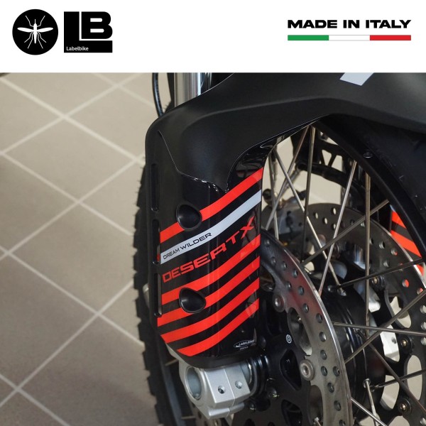 Stickers Motorcycle mudguard protection compatible with Ducati DesertX 2023