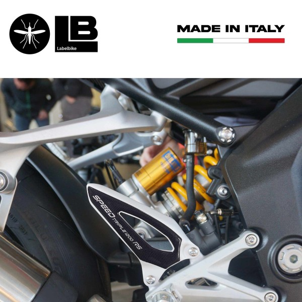 Stickers Protecteurs de talons moto compatibles avec Triumph Speed Triple 1200 RS