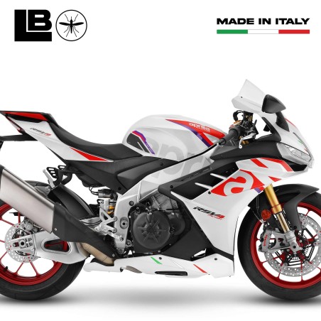 Stickers Protections latérales compatibles avec Aprilia Tuono V4 RSV4 Factory 2023