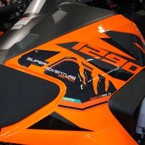 Protector lateral adhesivo compatible con KTM 1290 Super Adventure S-R 2021-24