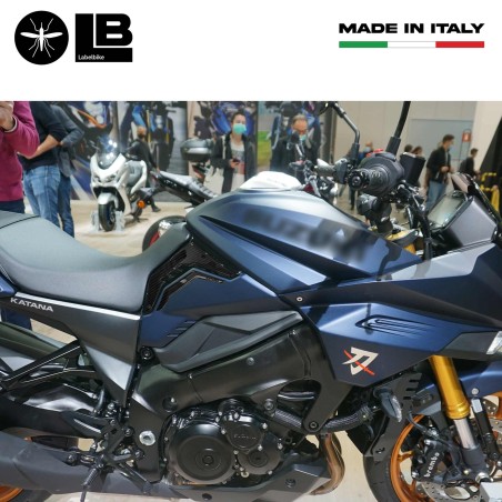 Stickers Motorcycle side protectors compatible with Suzuki Katana 2019-23 Grey