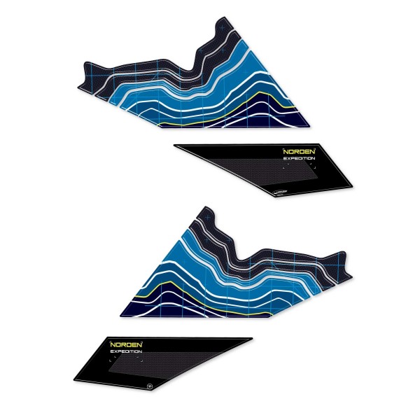 Tank side protector stickers compatible with Husqvarna Norden 901 2023