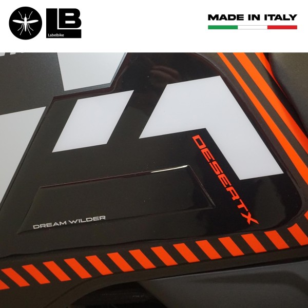 Autocollants Protections latérales de réservoir moto compatibles avec Ducati DesertX 2023-5