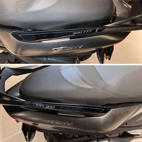 Stickers Protège poignée de coffre compatible avec Yamaha Tricity 300 2020-23