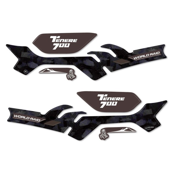 Handguard Protector Stickers Compatible with Yamaha Tenere 700 World Raid - Black