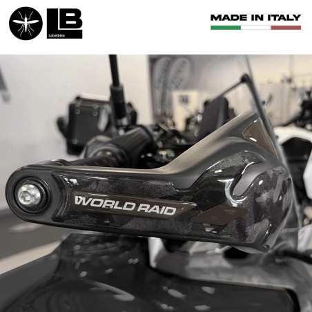 Stickers de protection de garde-mains compatibles avec Yamaha Tenere 700 World Raid - Noir