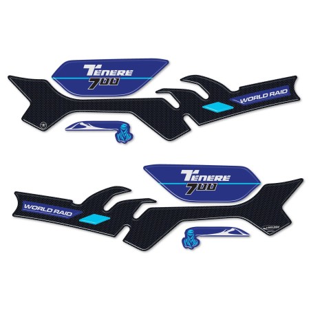 Pegatinas protectoras de guardamanos de gel de resina 3D compatibles con Yamaha Tenere 700 2023