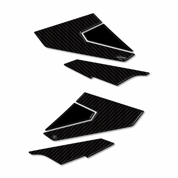 Aufkleber Fußrastenschutz hinten kompatibel mit Kymco Ak550 Premium