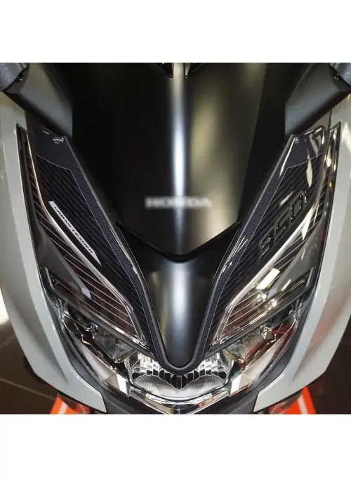 Adesivi resina 3D per muso frontale scooter compatibili con Honda Forza 350 2022