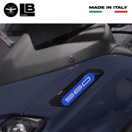 3D resin stickers for fairing mirror caps compatible with Yamaha Tmax 2022