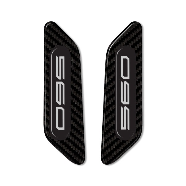 3D resin stickers for fairing mirror caps compatible with Yamaha Tmax 2022