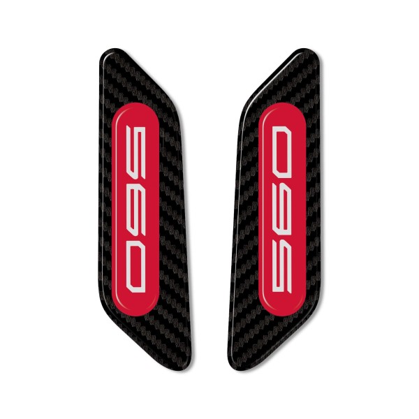 Stickers 3D en résine pour carénage et rétroviseurs compatibles avec Yamaha Tmax 2022