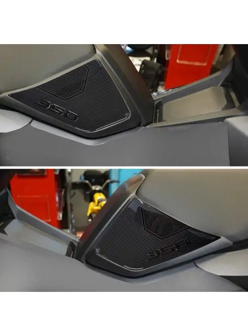 Adesivi resina 3D Protezioni laterali borchia compatibili con Honda ADV350 2022
