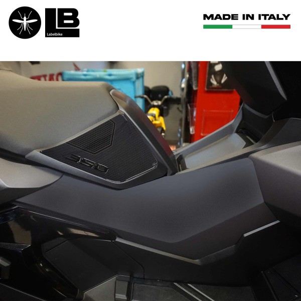 Pegatinas de resina 3D Protectores laterales compatibles con Honda ADV350 2022