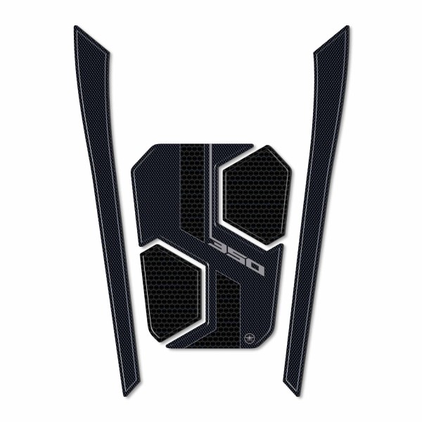 Pegatinas de resina 3D Protectores de estribo de puerta compatibles con Honda ADV350 2022