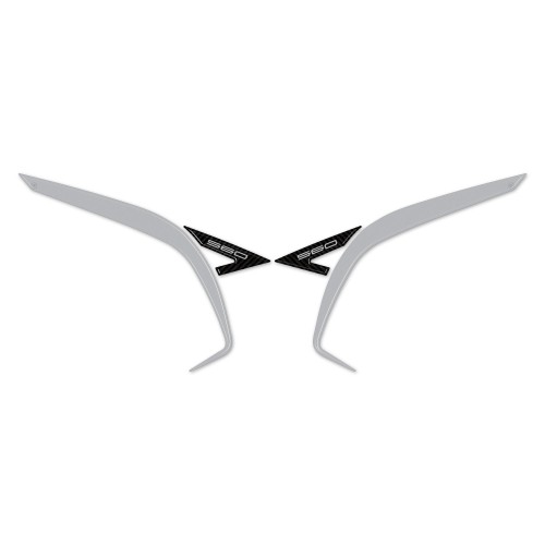 Autocollants 3D en résine pour la protection de l'arrière du scooter compatible avec Yamaha Tmax 2022-2025 2