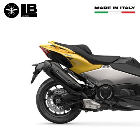 Autocollants 3D en résine pour la protection de l'arrière du scooter compatible avec Yamaha Tmax 2022-2025