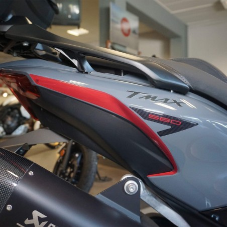Autocollants 3D en résine pour la protection de l'arrière du scooter compatible avec Yamaha Tmax 2022-2025