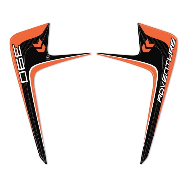 3D Resin Stickers Motorcycle Front Protectors compatible avec KTM 390 Adventure