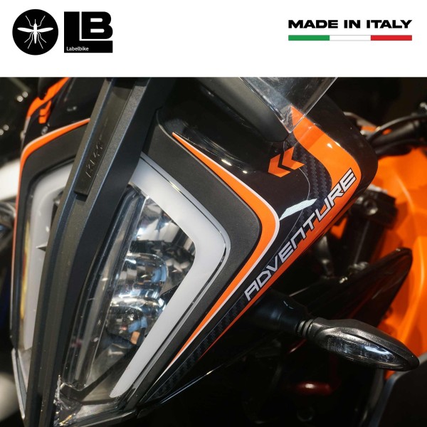 3D Resin Stickers Motorcycle Front Protectors compatible avec KTM 390 Adventure